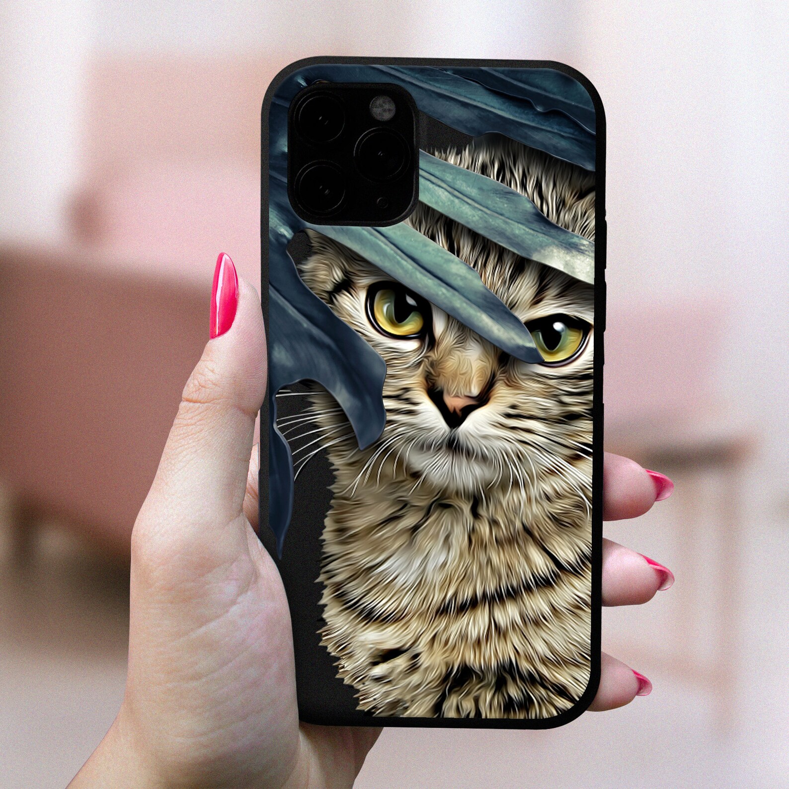 Cat Phone Case Iphone 11 Case Iphone 11 Pro Case Iphone Iphone Etsy
