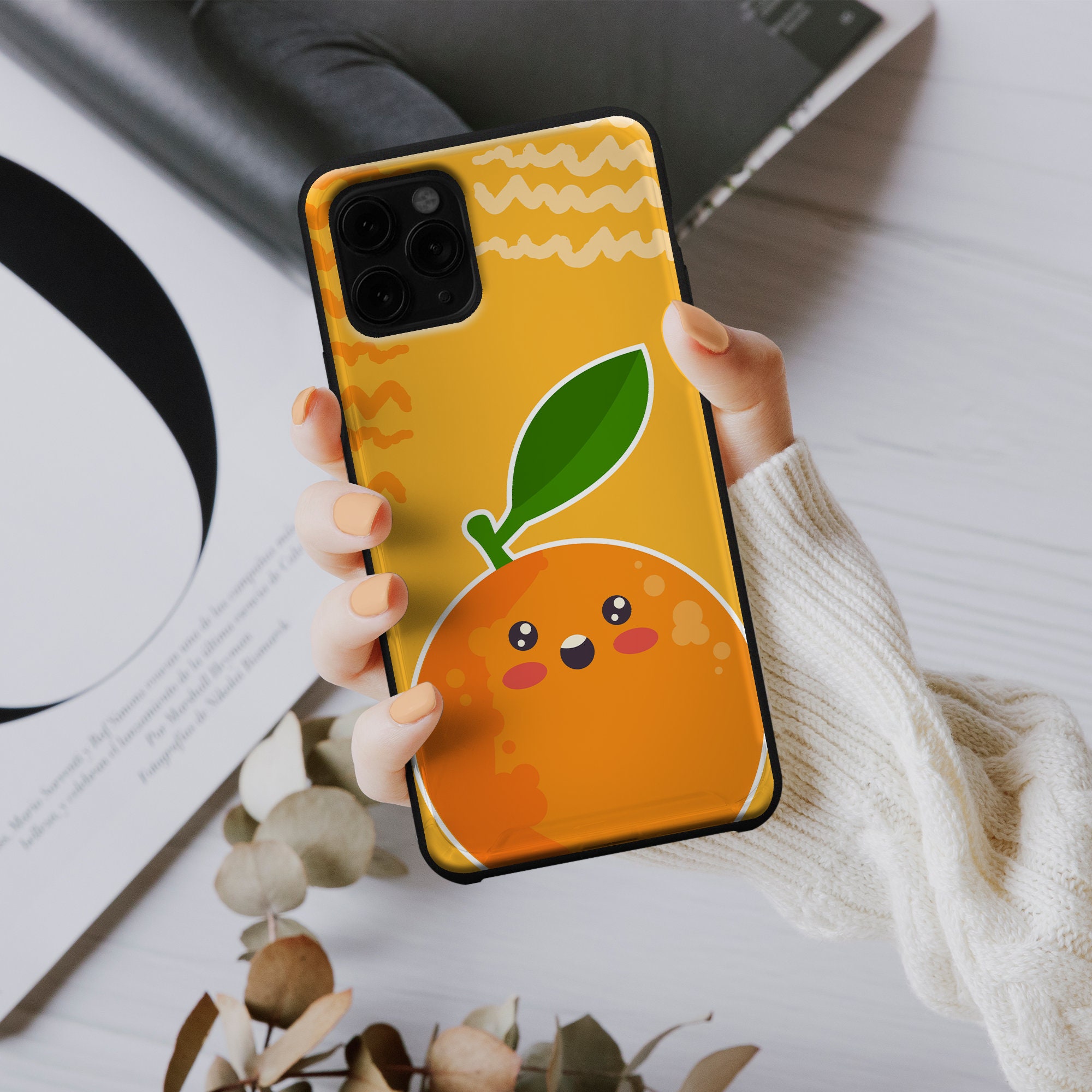 Cute Orange phone case iphone 11 case iphone 11 pro case Etsy