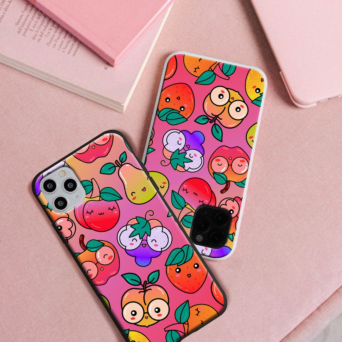 Kawaii Fruits Phone Case Iphone 11 Case Iphone 11 Pro Case Etsy