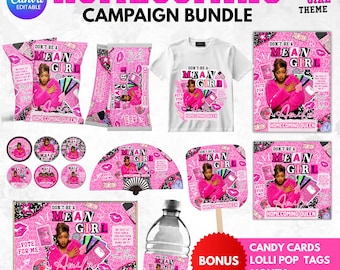 Heimkehr-Kampagnen-Treaty-Bundle, Vote für Mean Queen Homekehr Mean Gefälligkeiten, Vote für mich Hoco Girl, Heimkehr Aufkleber Heimkehr Candy Bundle