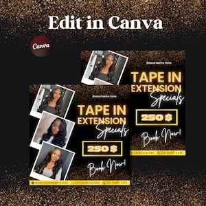 Tape In Hair Extension, Tape In Extension, Tape In Extension Flyer, Hair Flyer Fall, Diy Hair Flyer, Hair Extension Post, Tape In Flyer
