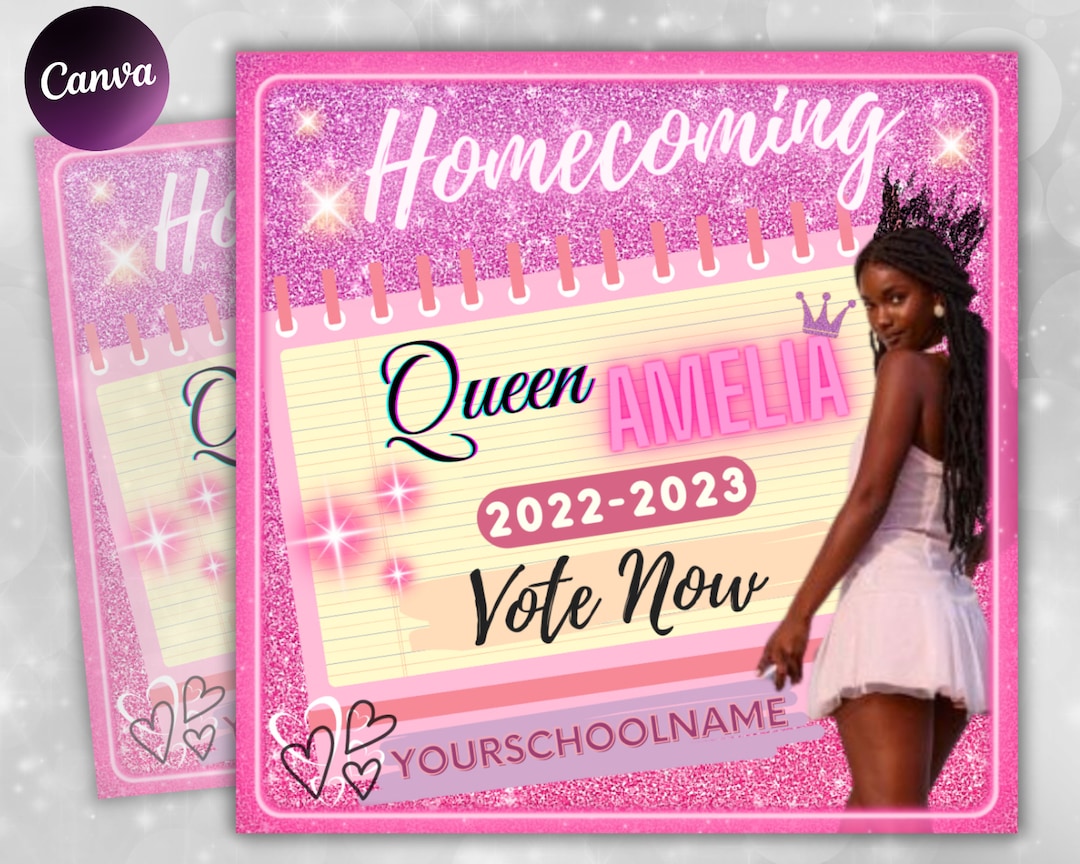 Vote Queen Flyer, Flyer, Campaign Flyer, Class