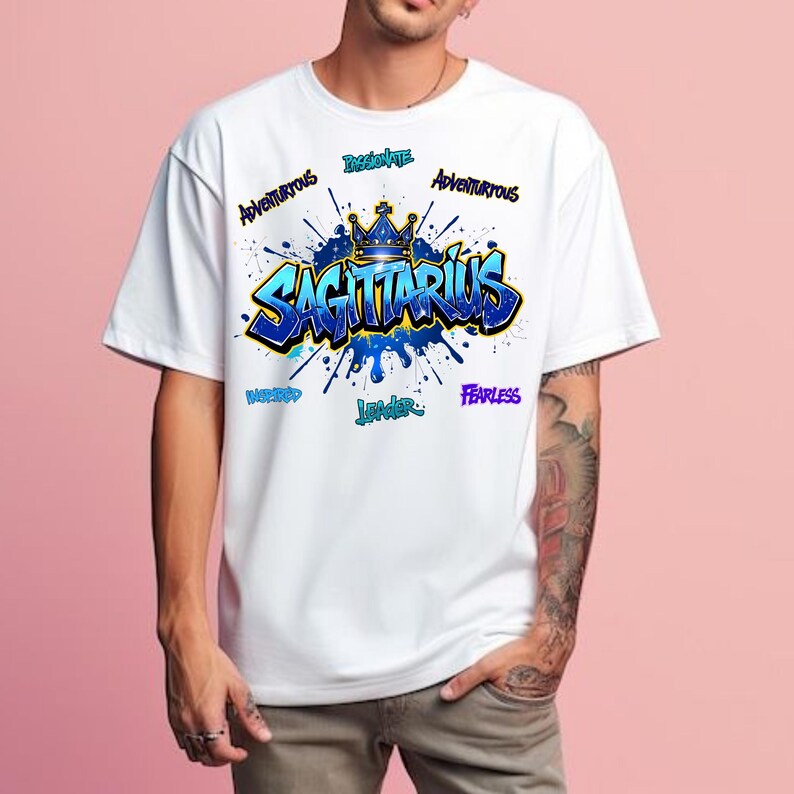 12 Sternzeichen PNG Bundle, Horoskopdesigns für Sublimation, druckbare Astrologie Zeichen PNG Bundle, Airbrush Sternzeichen Kunst für Shirts und Kunsthandwerk Bild 3