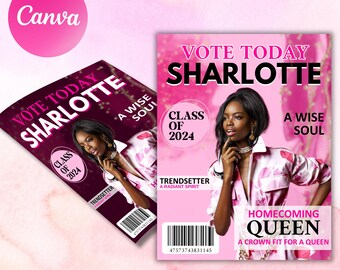 Heimkehr-Flyer, Heimkehr-Königin, Magazin-Flyer, Heimkehr-Kampagne, Heimkehr-Stimme für mich, Social-Media-Flyer, Beauty-Flyer