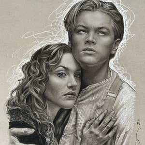 real titanic rose drawing original