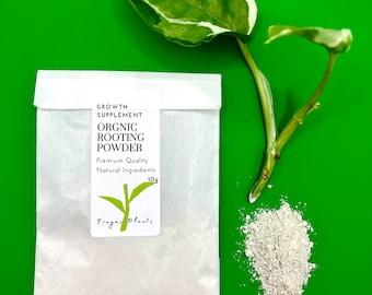 Hormone d'enracinement | Poudre naturelle | Plantes d'intérieur et d'extérieur | Stimulateur de croissance | Boutures à développement rapide de racines saines | Facile | Source biologique