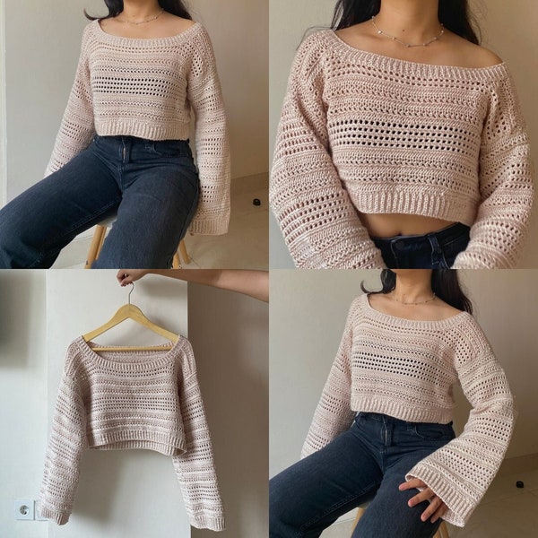 Caspar Crochet Sweater Pattern | Crochet Pattern