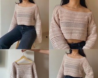 Modèle de pull au crochet Caspar | Patron au crochet