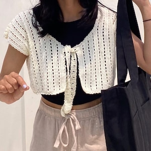 Charlotte Tie Up Top Crochet Pattern
