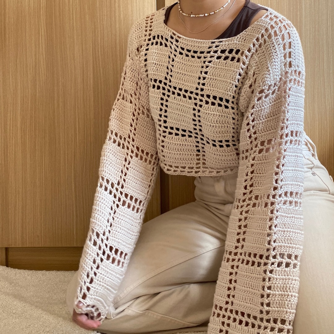 A Crochet Sueter Largo Para NiÃ±a Dos Agujas SuÃ©ter Para NiÃ±