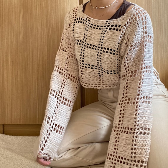 Chandail au crochet hotsell