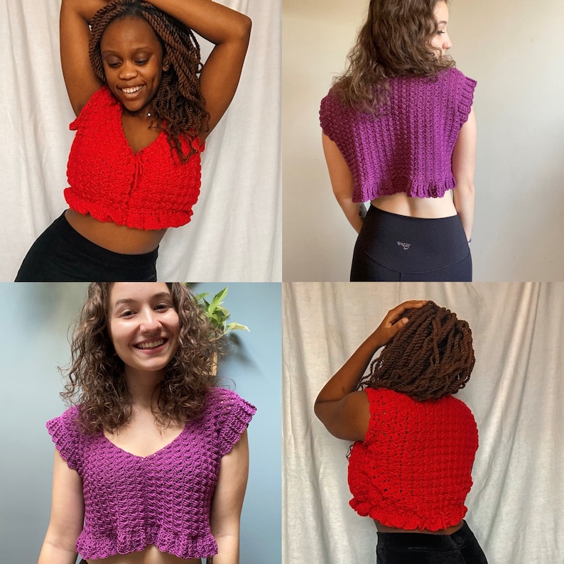 Maisie Top Crochet Pattern image 5