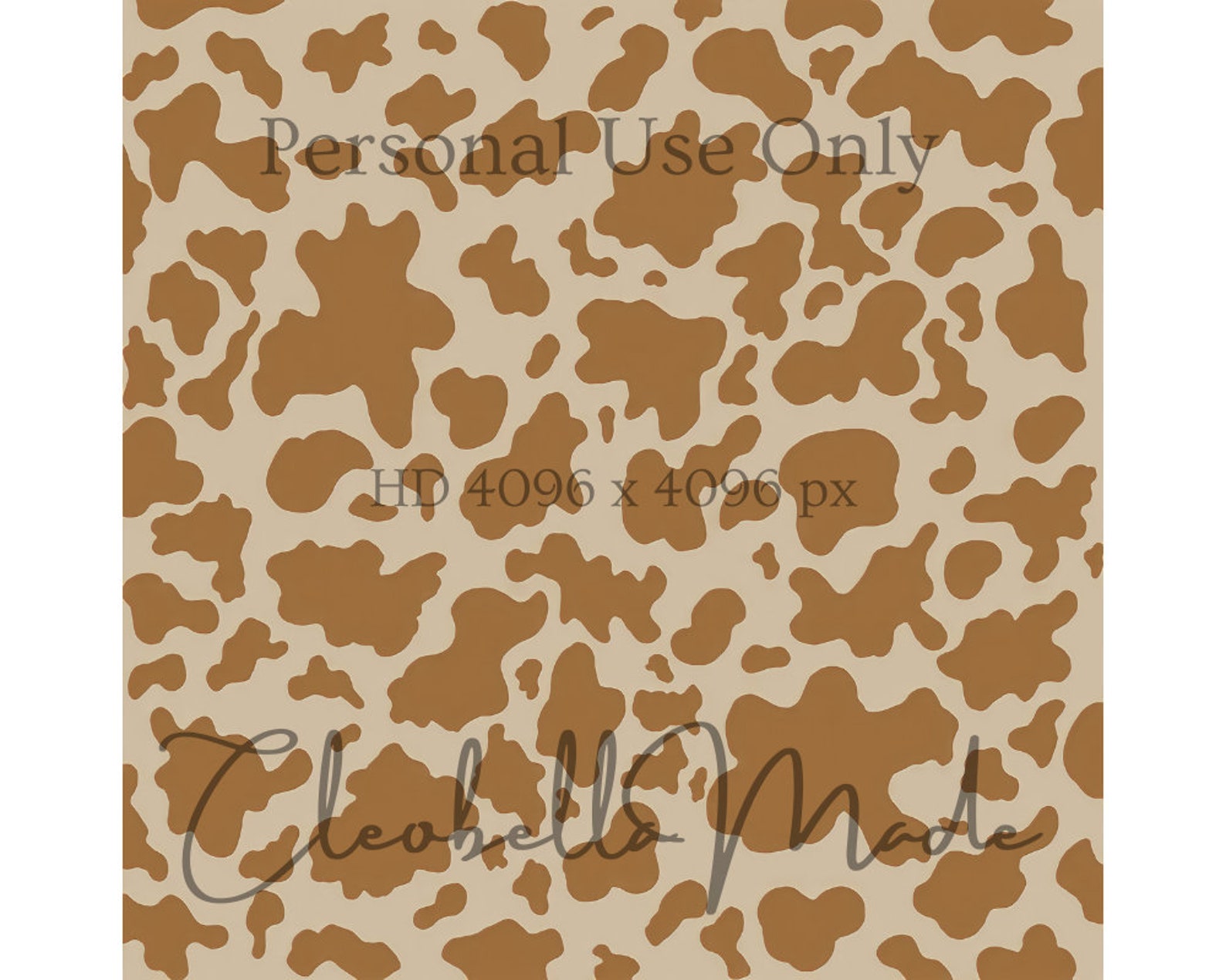 Cow Print Wallpaper for iPhone iPad Android trendy | Etsy