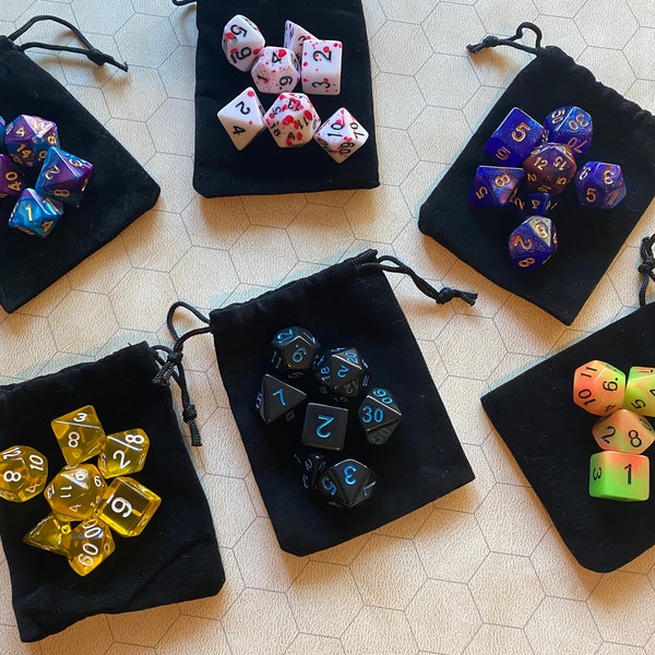 Random Dice Sets (lot of 4)