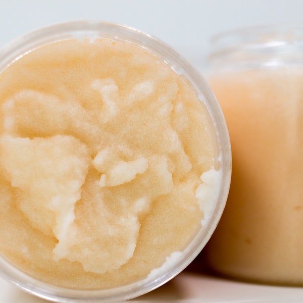 Sun Sand - Orange Sugar Scrub, Exfoliating and Moisturizing Sugar Scrub, Handmade Sugar Scrub