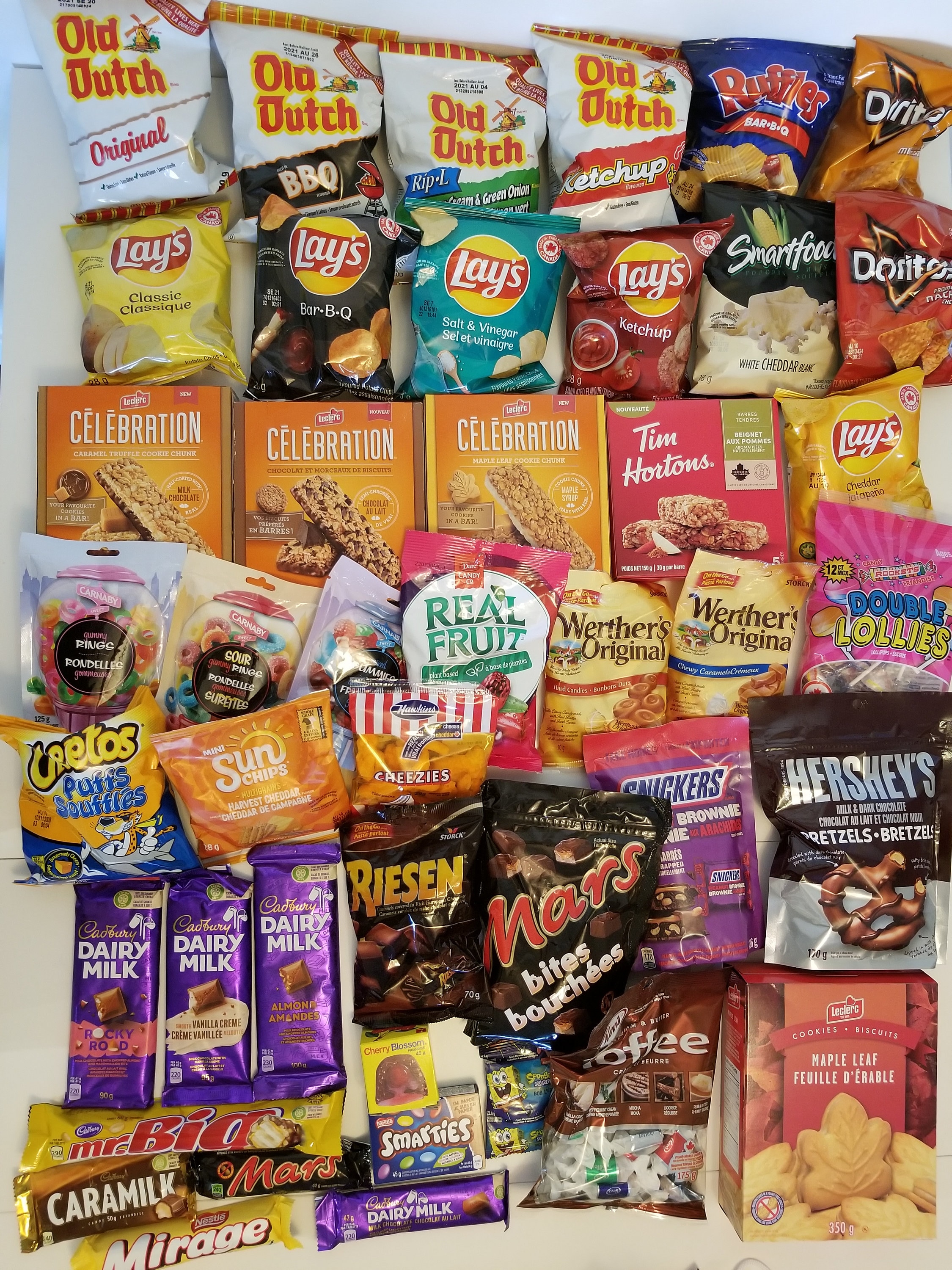 SURPRIZE GIFT BOX. Canadian Snacks Box 100 made in Canada Etsy