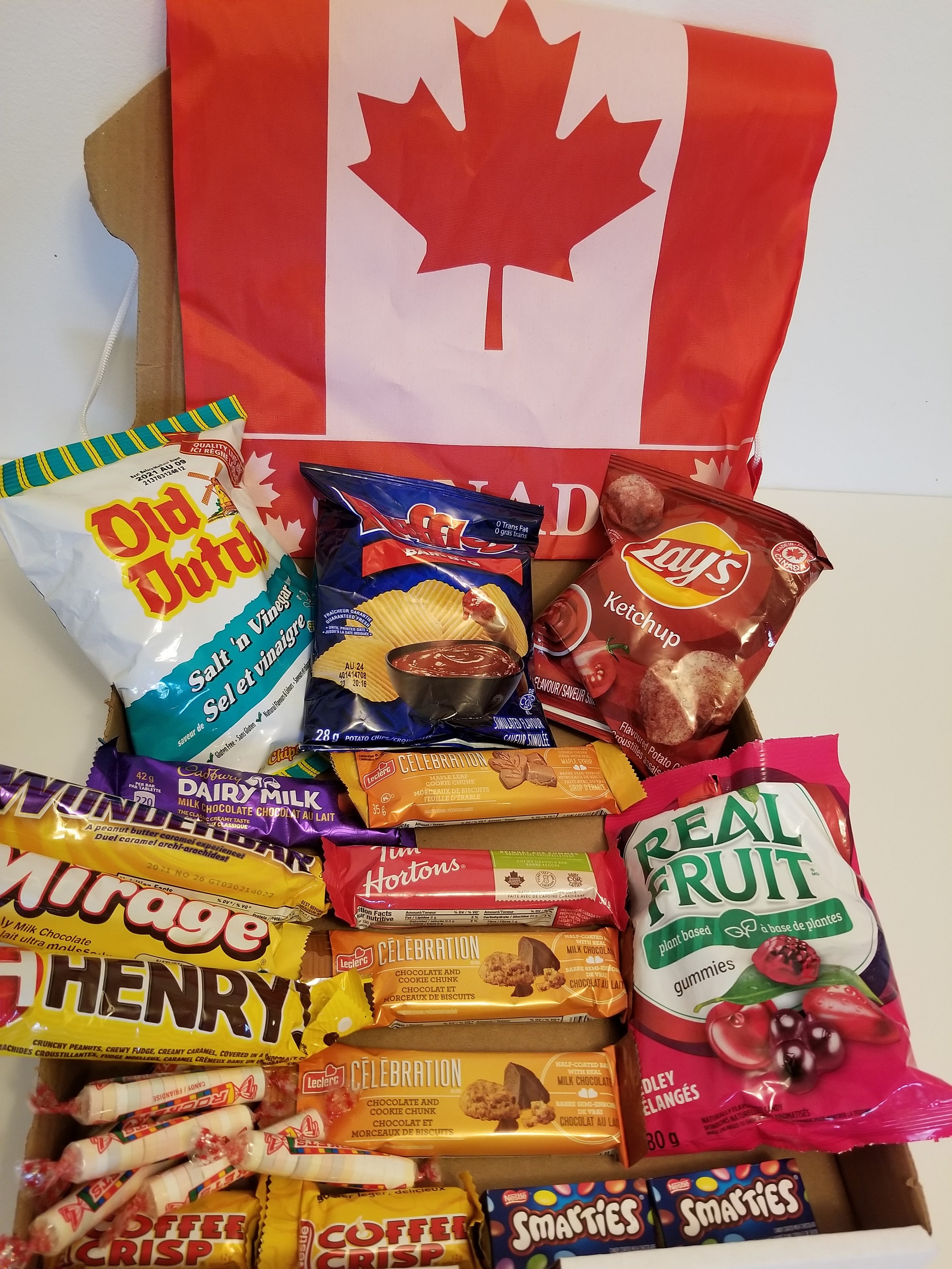 Authentic Canadian Snacks CANADA in Packsack Gifts Box Etsy