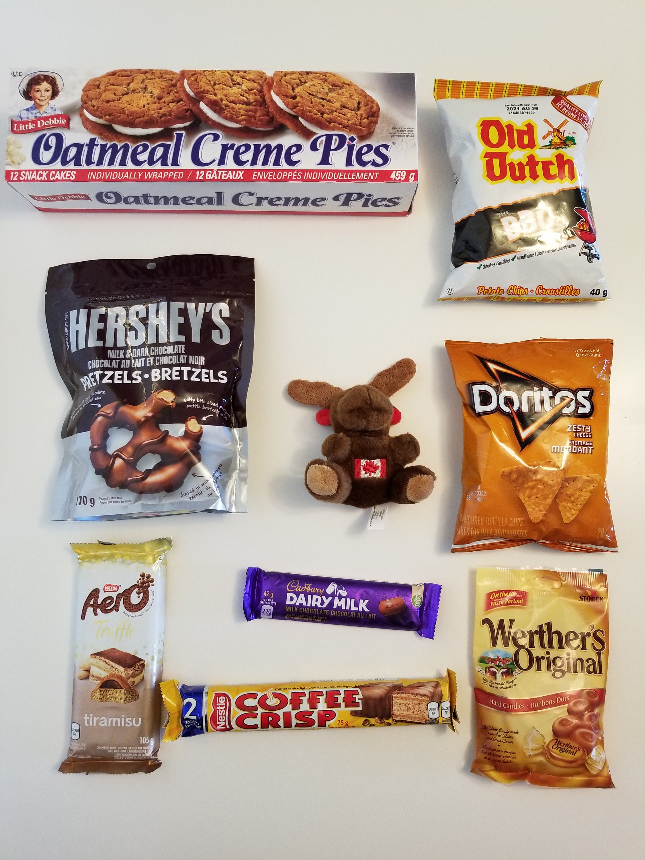 Canada Snack box. Canadian Snacks Box 100 made in Canada Etsy