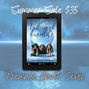 Toil and Trouble Premade Book Cover – Witchy Paranormal Romance |