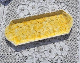 Plat à cake - Barbotine citron