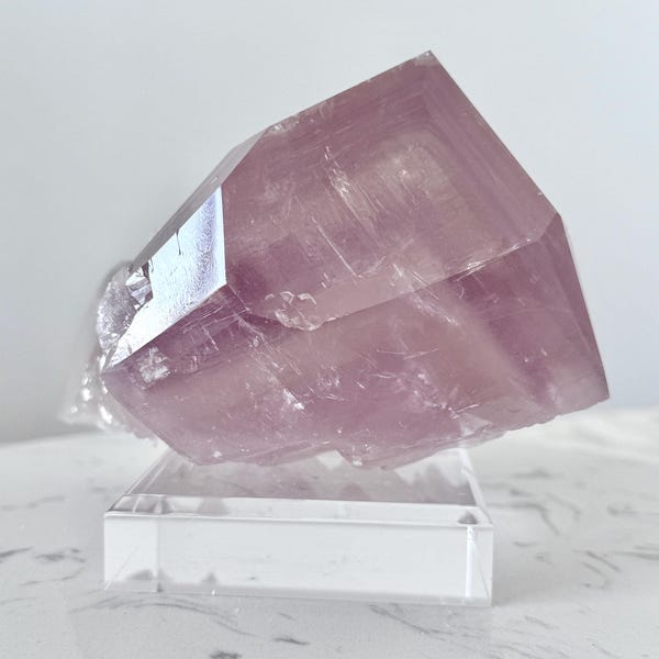 Top Grade GEM Purple Balmat Calcite Self Healed Specimen New York