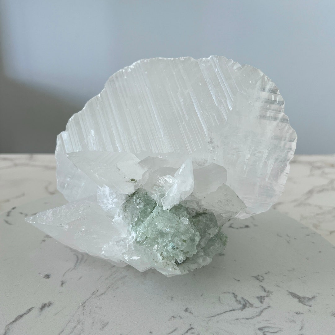 Large 5 Lb Shell Calcite With Fluorite Specimen UV Fluorescent China - Etsy