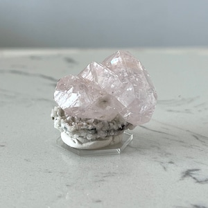 Pink Diamond Calcite Specimen UV Fluorescent Hubei China