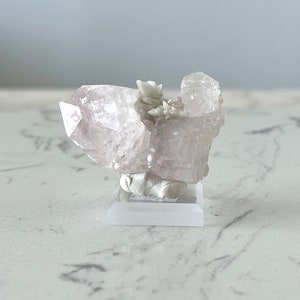 Pink Diamond Calcite Specimen UV Fluorescent Hubei China