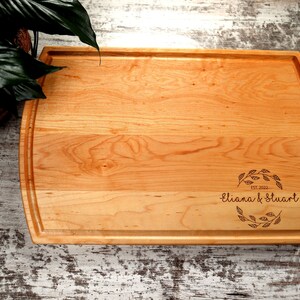 Personalized Cutting Board, Gift for Couple, Wedding Gift, Anniversary Gift, Housewarming Gift, Custom Cutting Board, Engraved Cutting Board