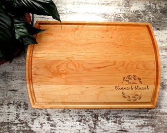 Personalized Cutting Board, Gift for Couple, Wedding Gift, Anniversary Gift, Housewarming Gift, Custom Cutting Board, Engraved Cutting Board