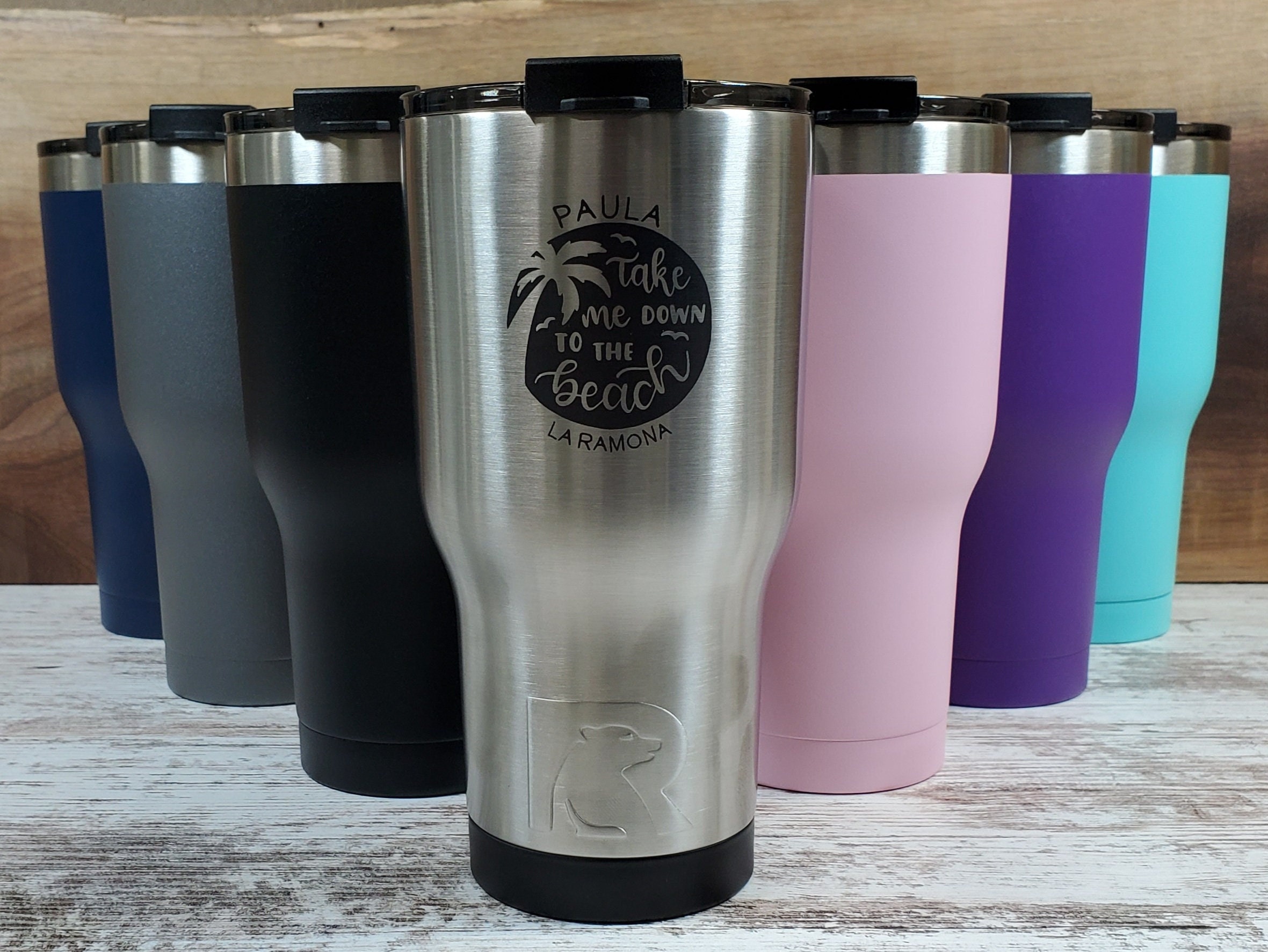 Personalized Personalized RTIC 30 oz Tumbler - Stainless - Customize with  Your Logo, Monogram, or Design - Custom Tumbler Shop