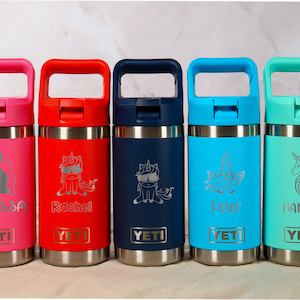 Personalized YETI Kids Rambler | Unicorn Kids Tumbler | Custom YETI Kids Bottle | Custom Water Bottle | Personalized Kids Tumbler