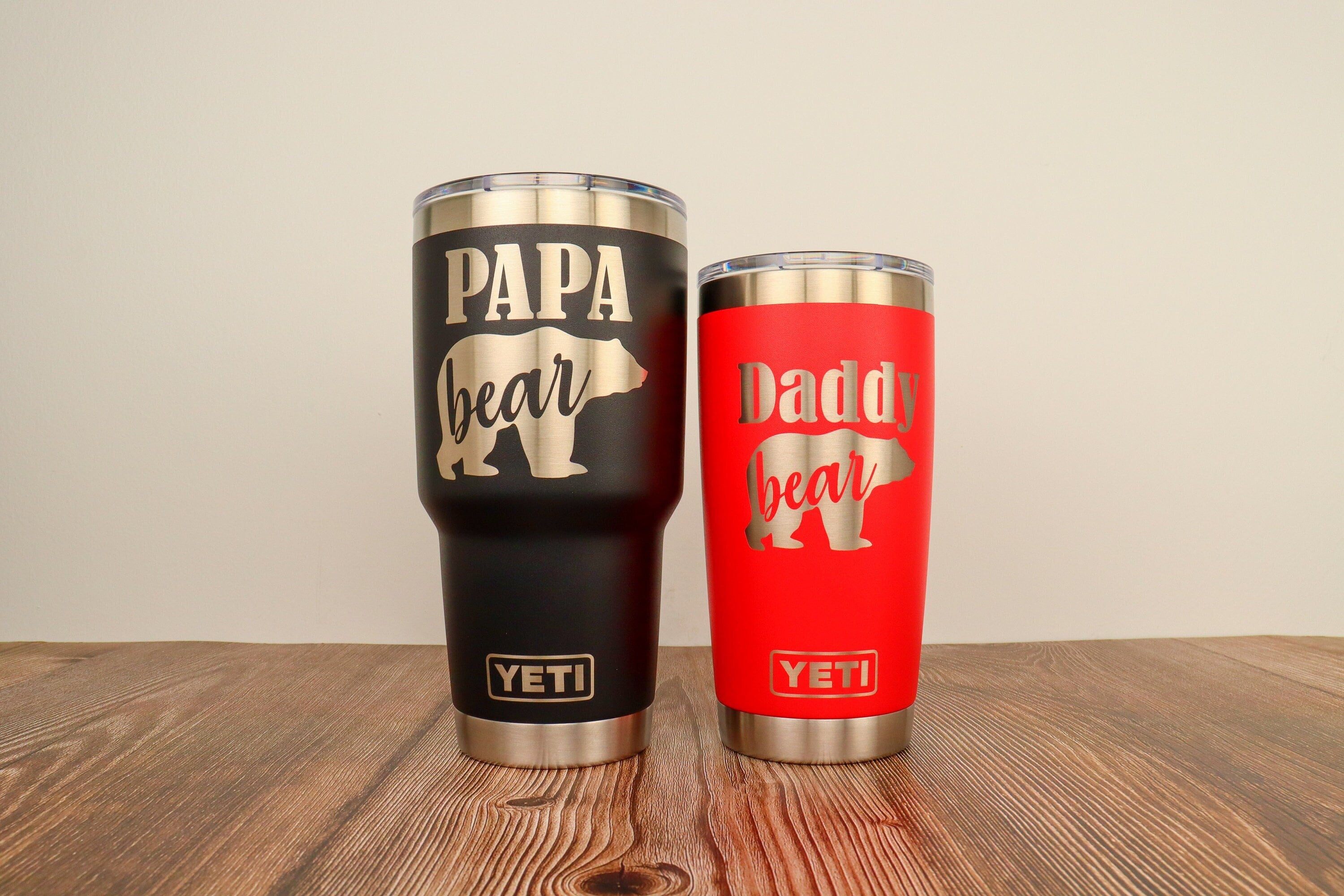 Personalized Custom Engraved YETI® or Polar Camel 20oz Tumbler BEST Papa By  Par, Grandpa Uncle Godfather Father Papa Daddy Daddy