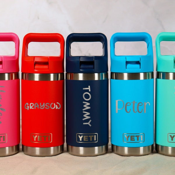 Personalized YETI Kids Rambler | Custom Text / Name Kids Tumbler | Custom YETI Kids Bottle | Custom Water Bottle | Personalized Kids Tumbler