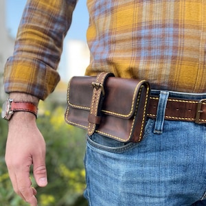 leather phone case gift set for belt, custom size phone belt holder, phone belt case, iphone 11/12/13/14 mini pro plus cell phone holsters
