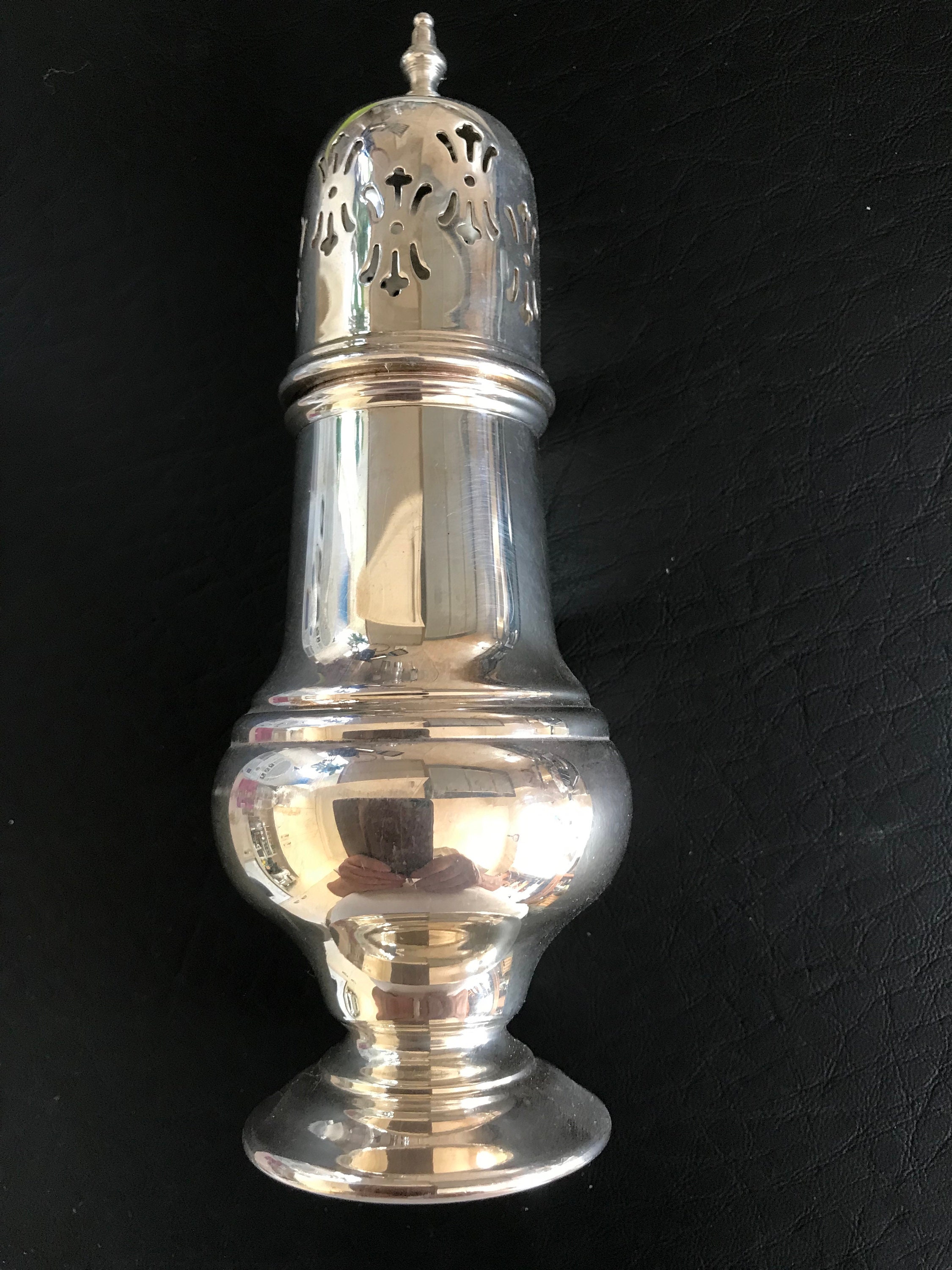 Vintage silver plated sugar shaker | Etsy