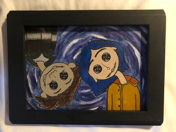 Coraline Painting on Oil Canvas Coraline Painting on Oil Canvas
