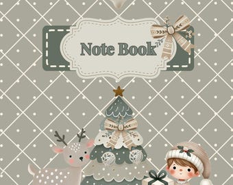 Christmas Journal | Festive Holiday Writing Notebook (8.5x11 inch)