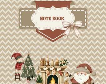 Christmas Notebook Journal | Cozy Holiday Planner (8.5x11 in)