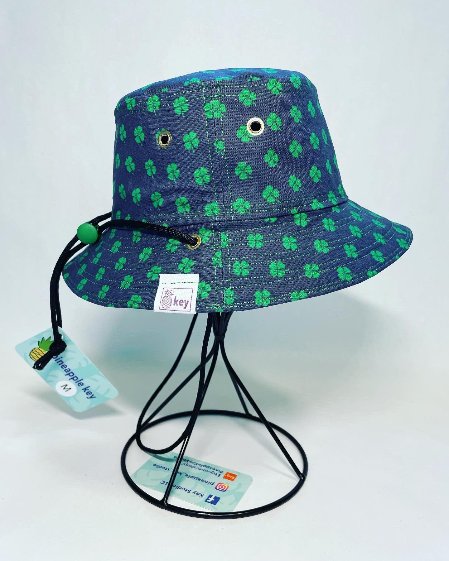 Bucket Hat Notre Dame Fans Blue Canvas 