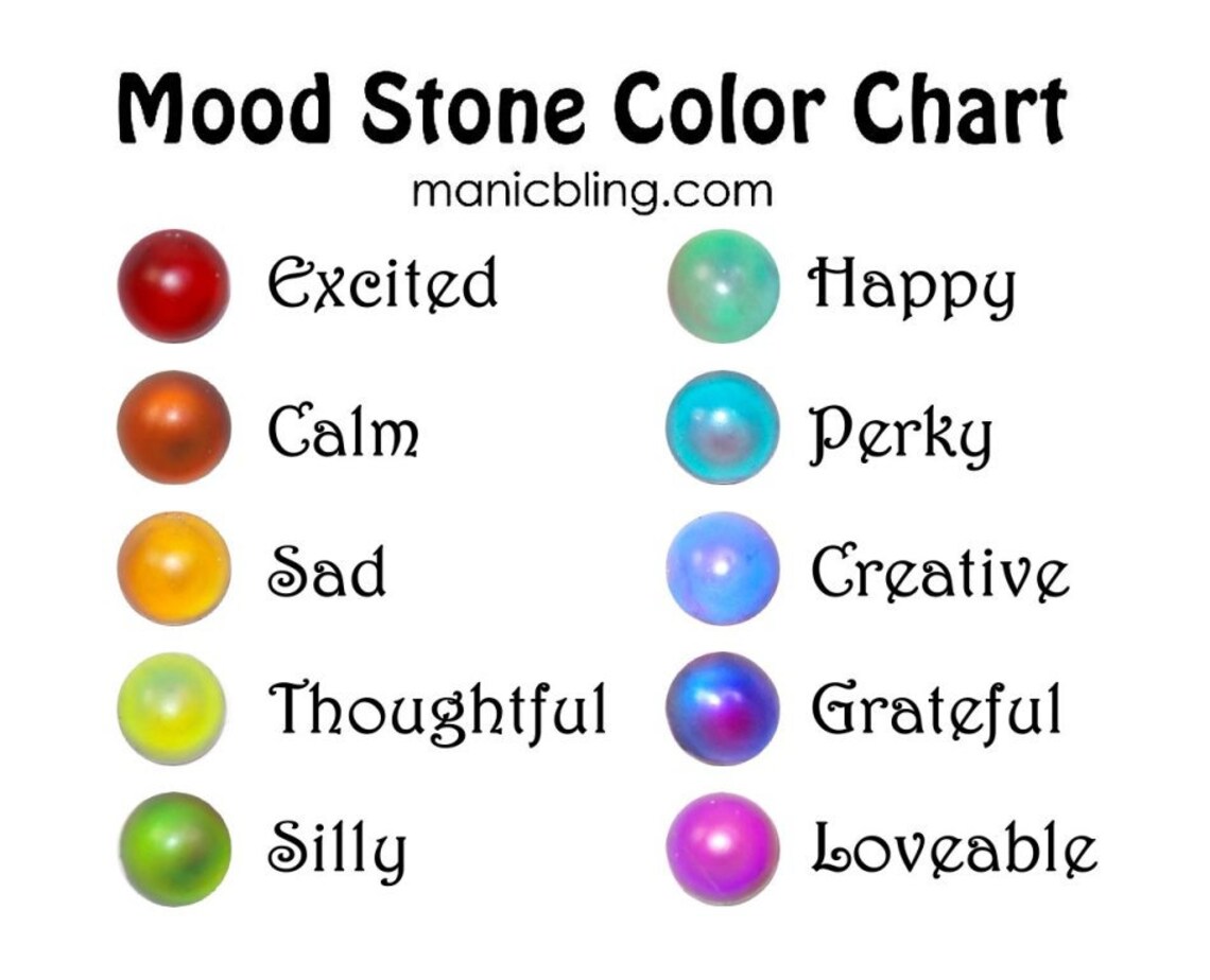 Large Mood Ring Glass Waterproof Solid 925 Sterling Silver Etsy