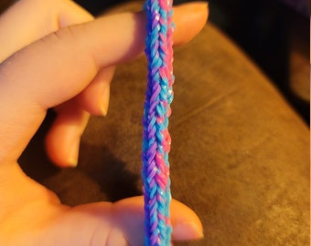 Tye dye knotted braid