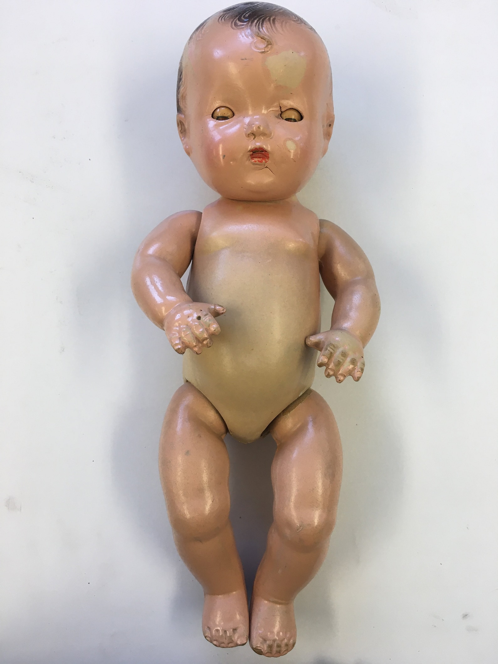 Antique Composition Baby Doll Eyes Open / Close ca. 1930s Etsy
