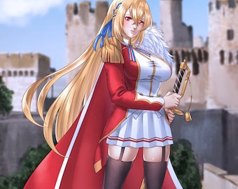 Personaggio a figura intera con dettagli medi, ritratto personalizzato su commissione in stile anime, ritratto anime personalizzato, stile fumetto manga