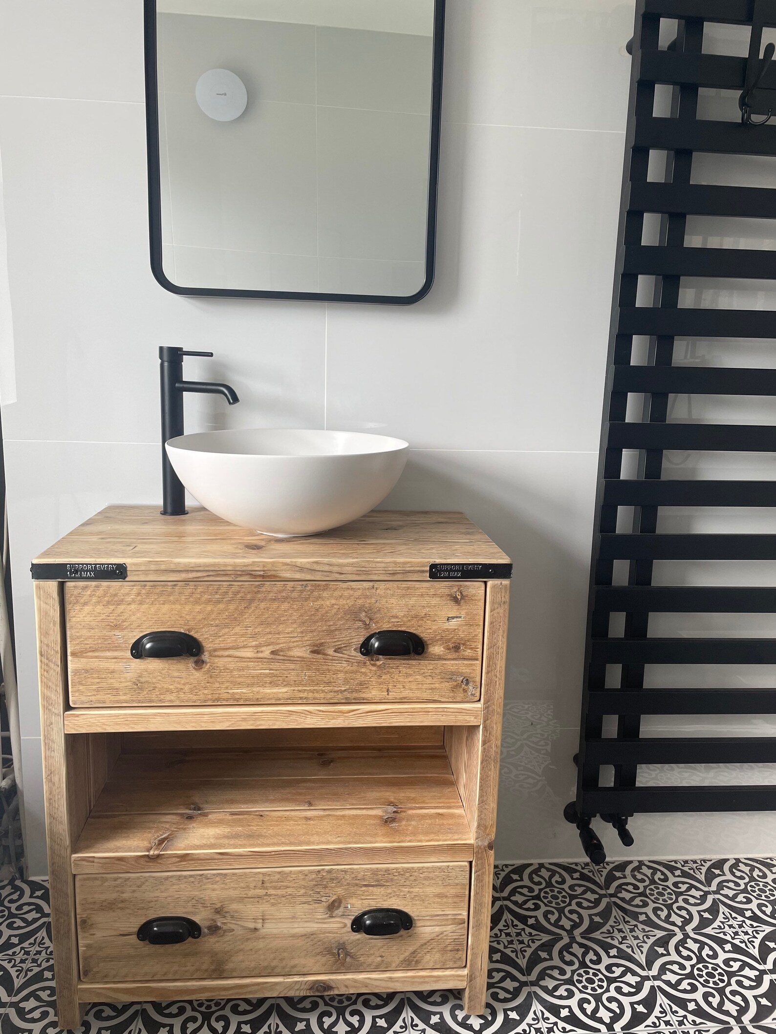 Reclaimed Wood Vanity Unit Uk Bathroom Reclaimed Wood Vanity Unit | Etsy