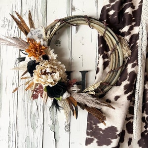 Lariat Wreath/ Lasso Wreath/ Rope Wreath/ Farmhouse Wreath/ “Cowboy” Wreath