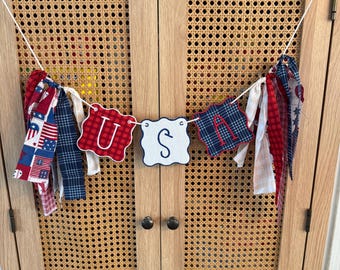 Patriotyczny wieszak ścienny USA
