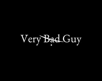 Very Bad Guy, Fait à la main, Papier peint, Art numérique, Beaux-arts, BB the Company, Breveté, Logo, Artsy, Noir, Cool