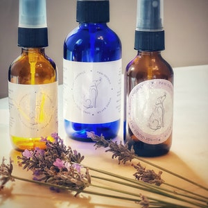 NEW PAWdrysols...Flower Essences (or Hydrosols) For Dogs. Lavender - Chamomile is used for Anxiety, Itchy Skin, +. Natural Dog Wellness.
