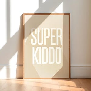 Impresión de superhéroe, dormitorio de niños, impresión de estilo retro, arte de pared de superhéroe, póster de sala de juegos, póster genial para niños, arte de pared infantil